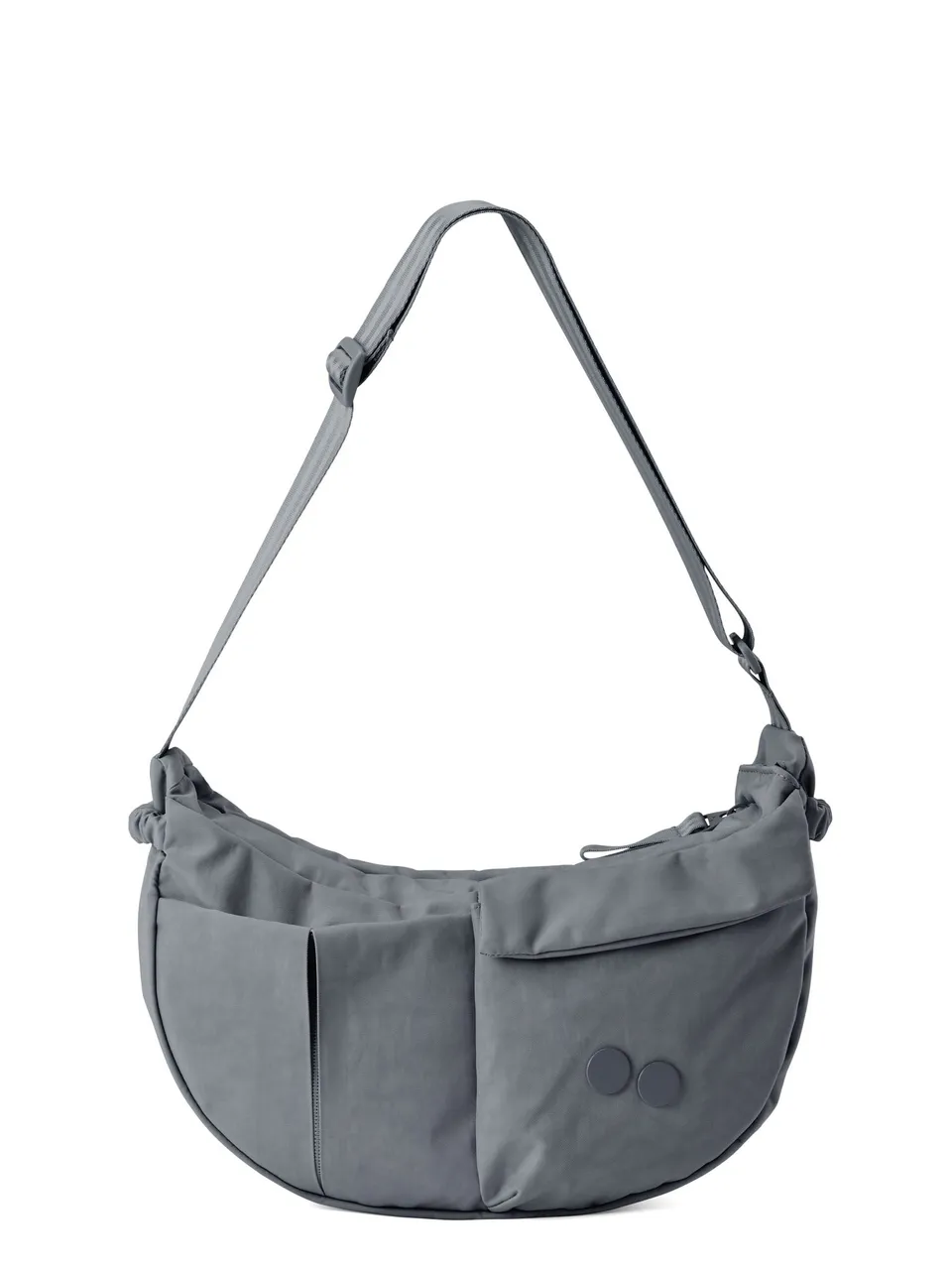 pinqponq-krumm-medium-crossbody-banana-bag-crinkle-grey-7-5-l image 1