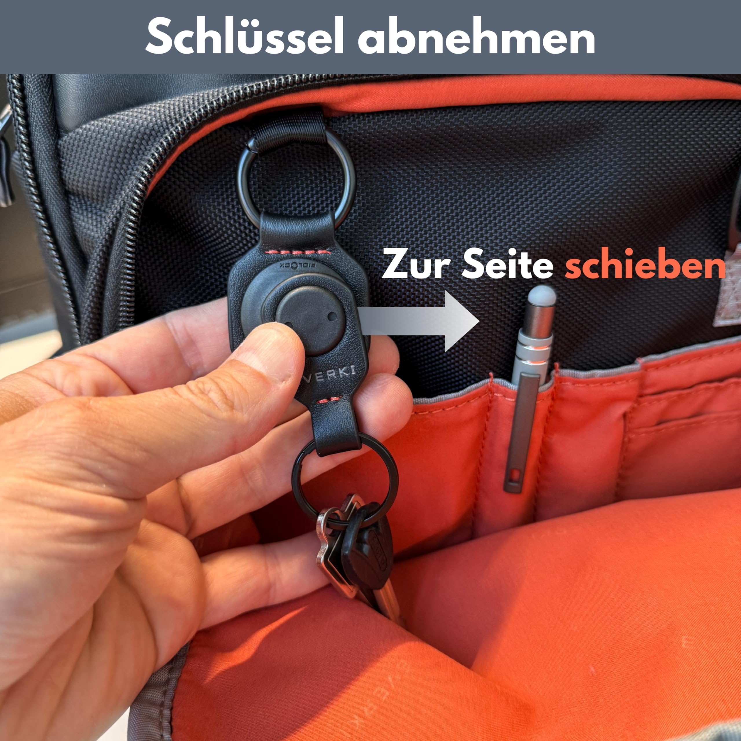 everki-leder-schl-sselanh-nger-mit-fidlock-magnetverschluss-schwarz image 8