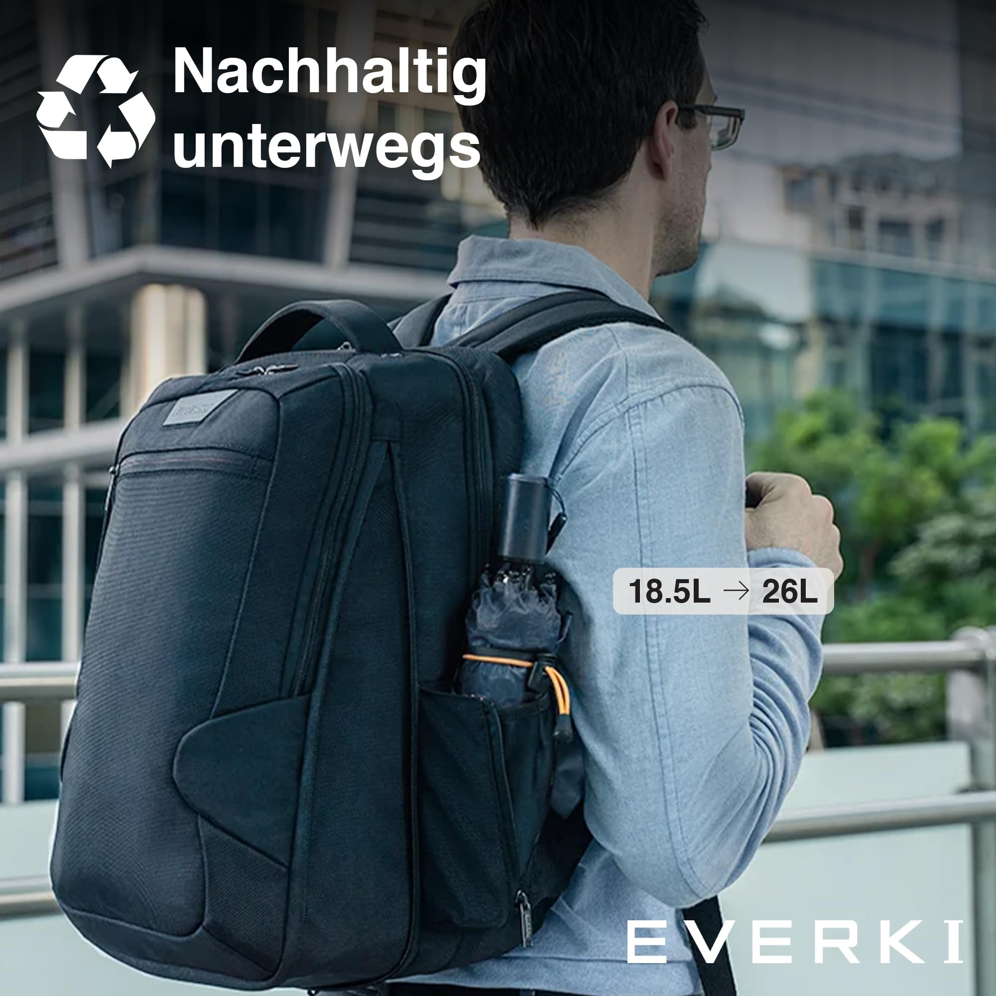 everki-studio-erweiterbarer-laptop-rucksack-15-zoll-schwarz-26l-recycelt image 8