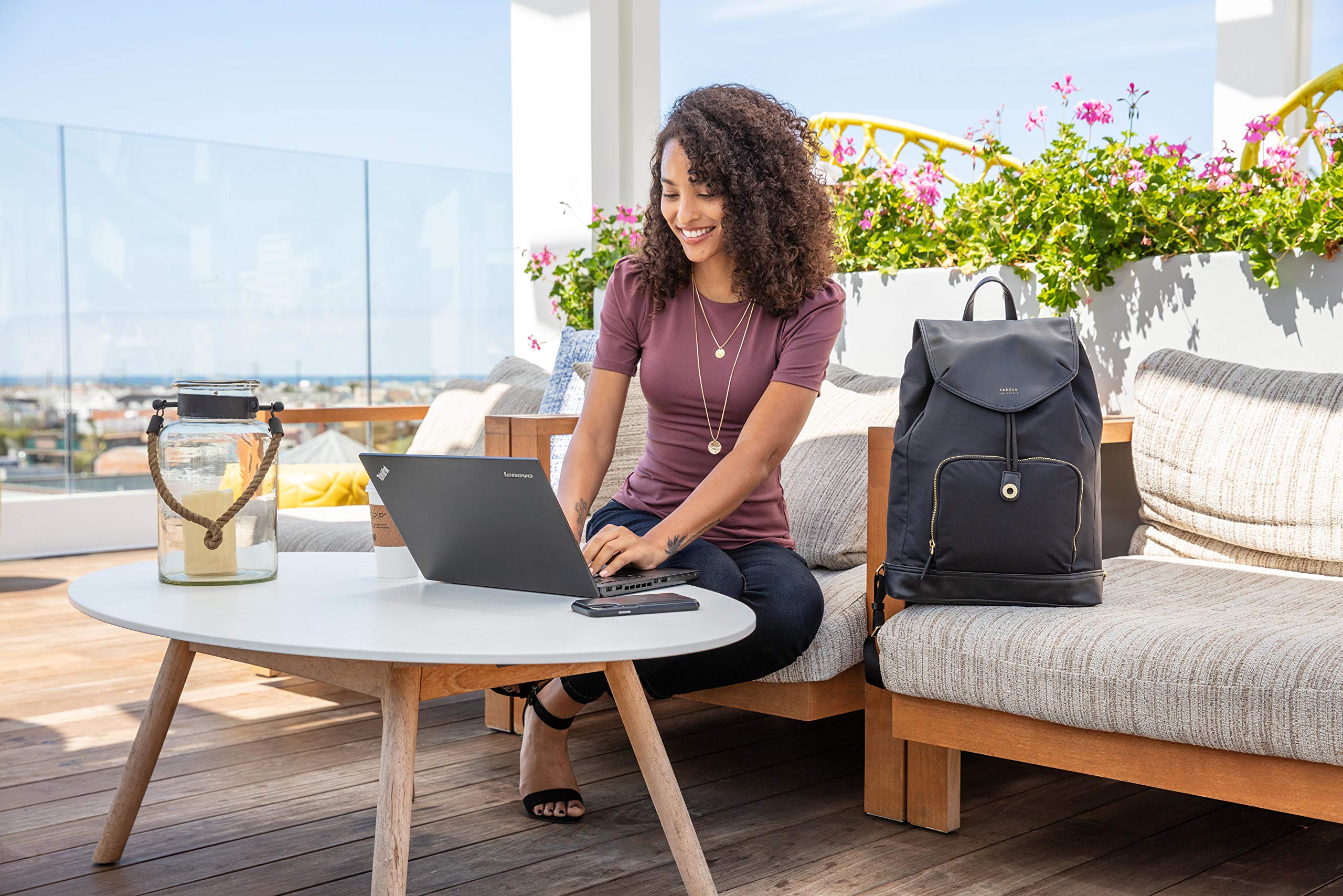 targus-newport-tsb964gl-15-zoll-notebookrucksack-mit-kordelverschluss-schwarz-17 image 2