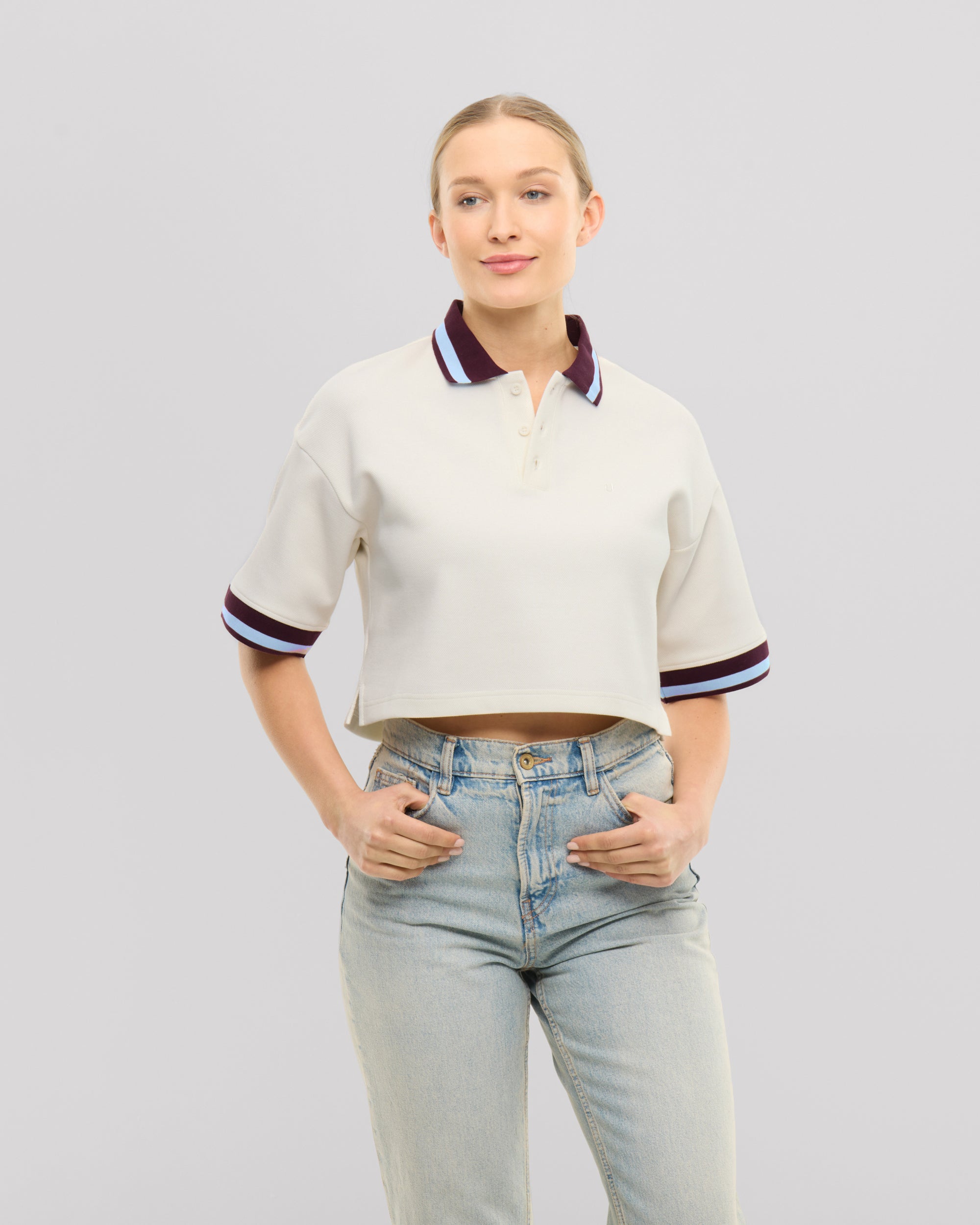 johnny-urban-abbie-cropped-poloshirt-damen image 7