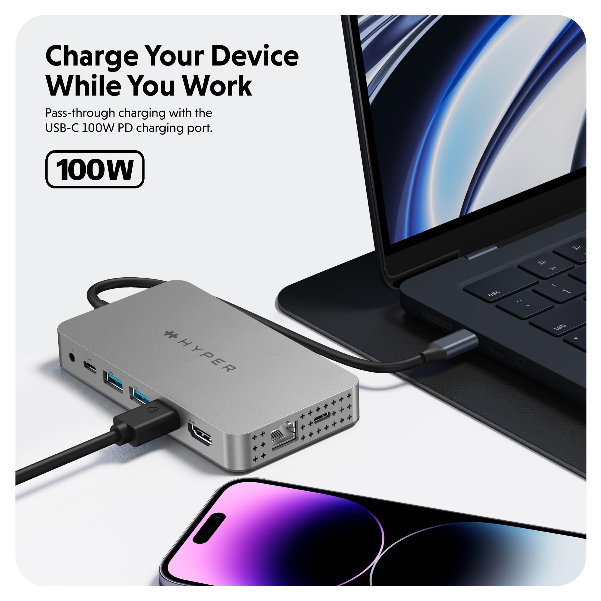 targus-hyper-universal-usb-c-hub-10-in-1-dockingstation-silber image 6