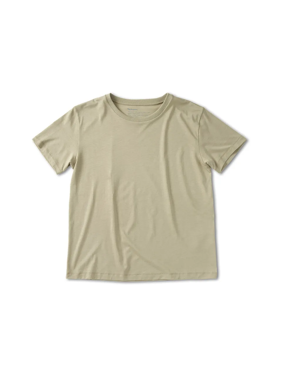 pinqponq-t-shirt-tencel-female-basic-wooden-olive image 1