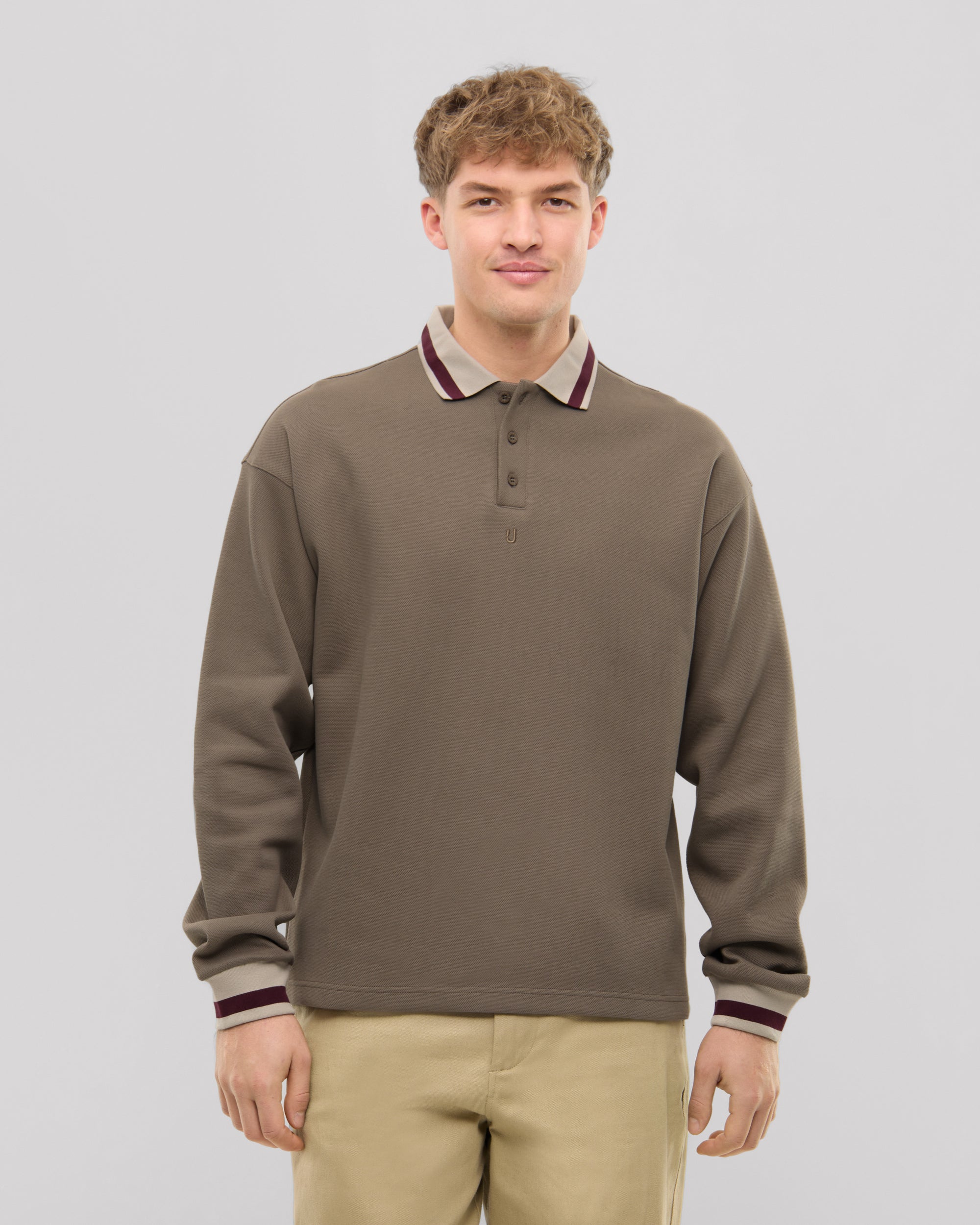 johnny-urban-longsleeve-poloshirt-brandon-oversized-fit-unisex image 1