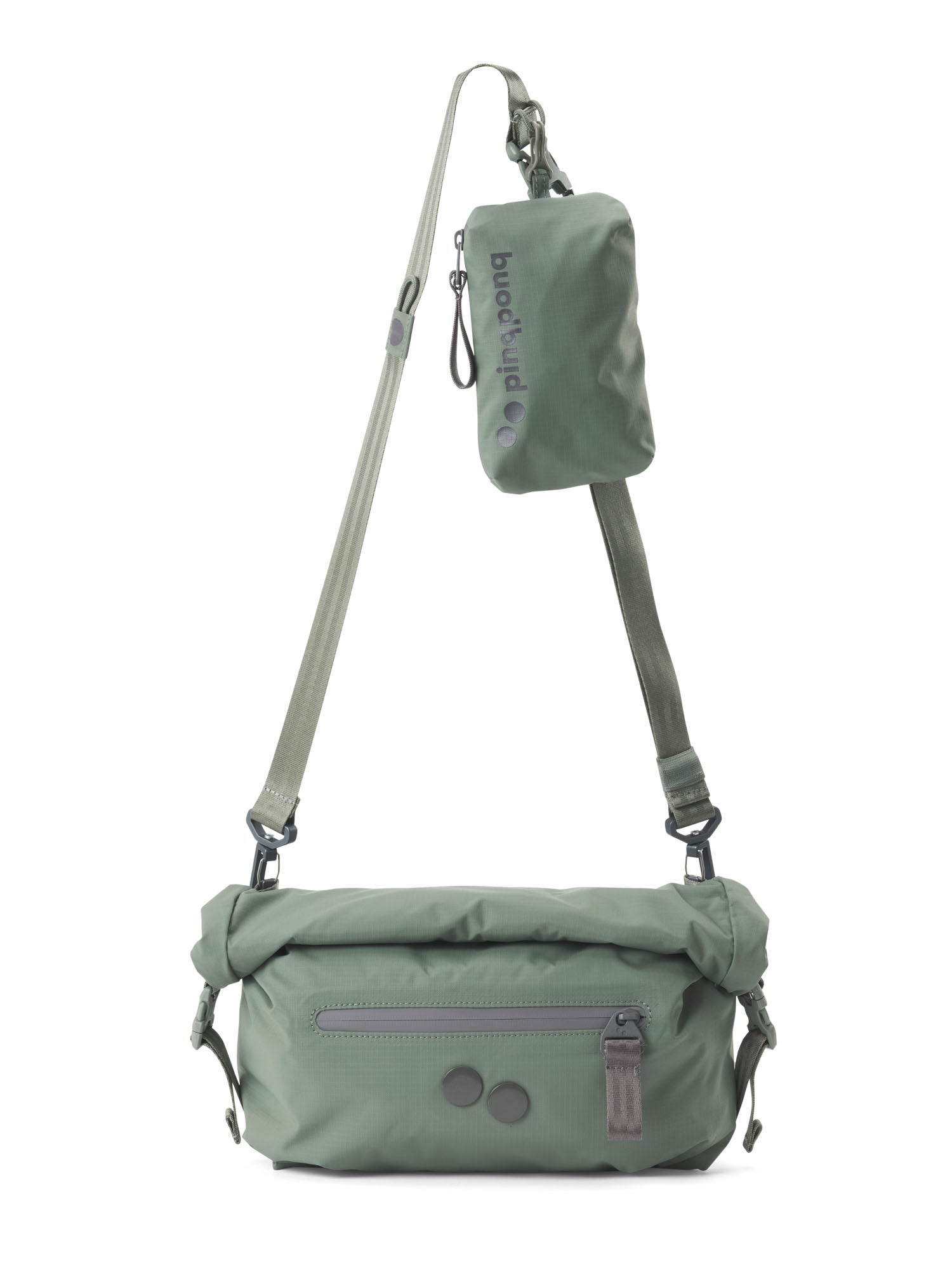 pinqponq-aksel-pure-sage-crossbody-bag-hip-bag-medium image 1