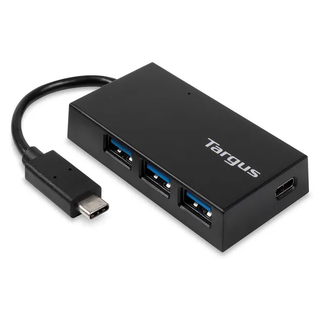 targus-ach922euz-usb-c-hub-auf-3x-usb-a-und-1x-usb-c-schwarz image 1