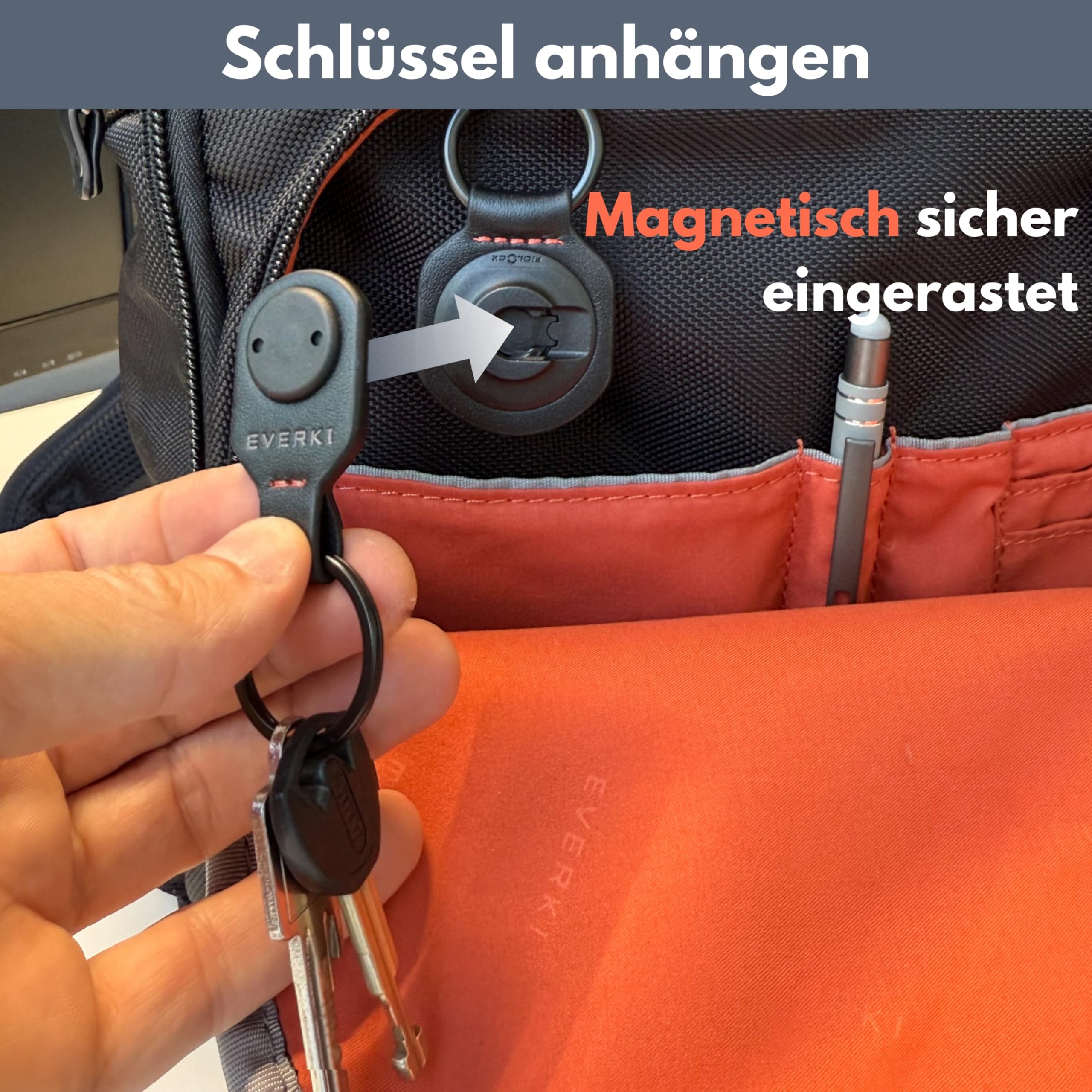 everki-leder-schl-sselanh-nger-mit-fidlock-magnetverschluss-schwarz image 7
