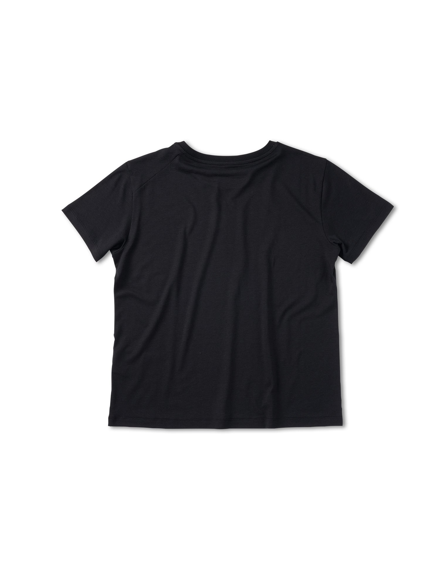 pinqponq-tencel-t-shirt-female-relaxed-fit-wooden-black image 2