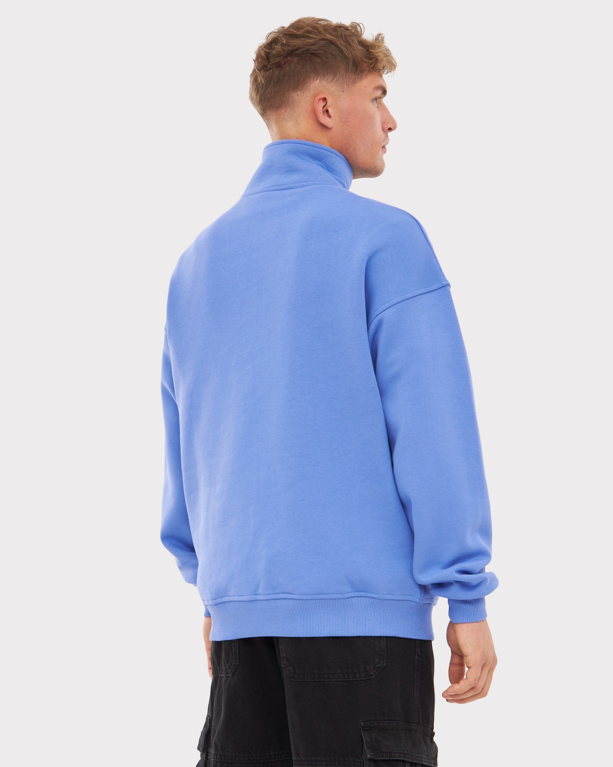johnny-urban-half-zip-sweatshirt-cooper-troyer-mit-k-ngurutasche image 5