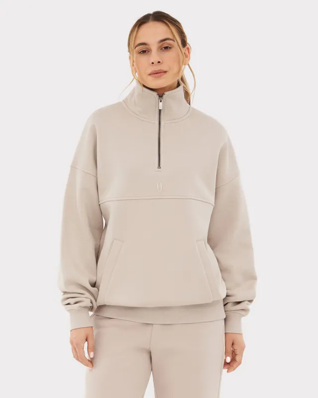 johnny-urban-half-zip-sweatshirt-cooper-troyer-mit-k-ngurutasche image 1