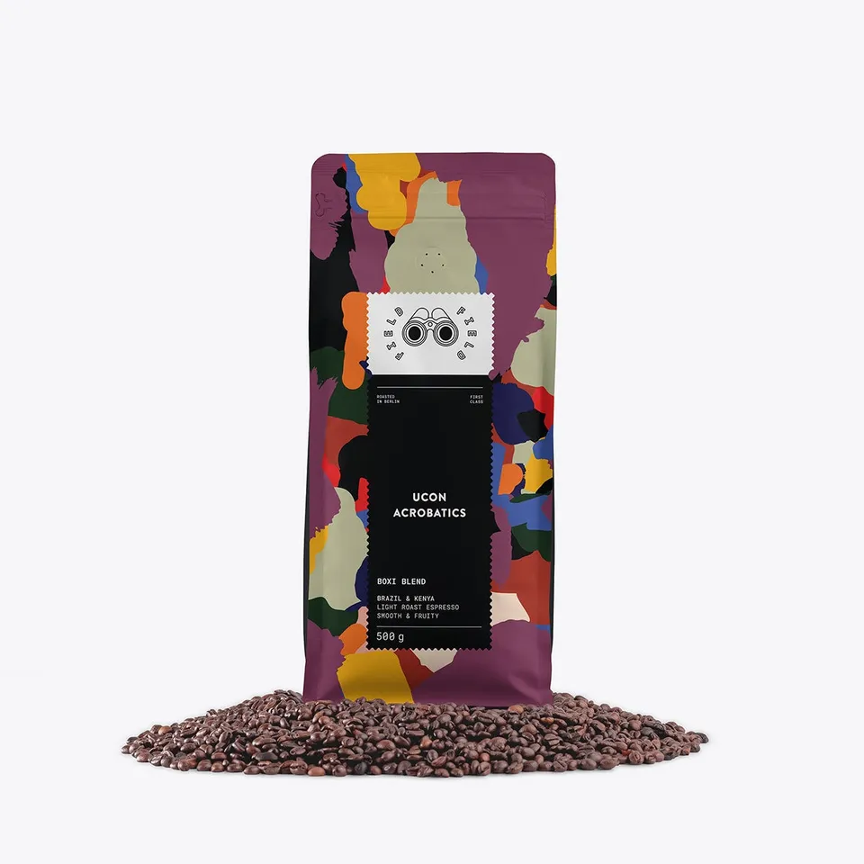 ucon-acrobatics-x-field-coffee-boxi-blend-kaffee-leif-podhajsky-edition image 1