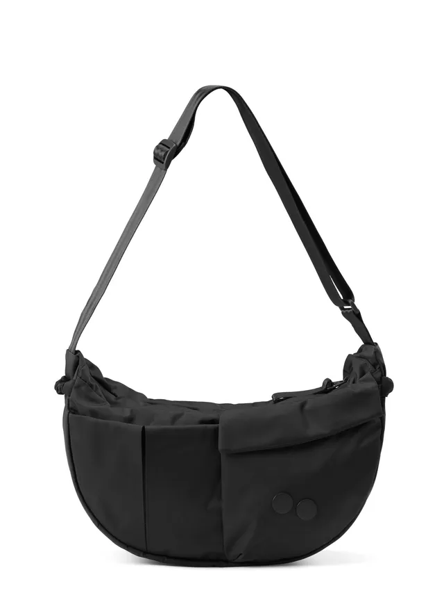 pinqponq-krumm-medium-crossbody-banana-bag-glazed-black image 1