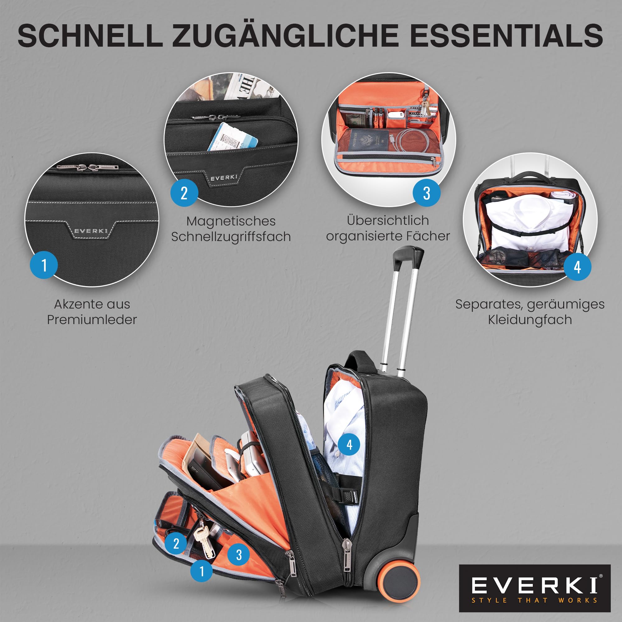 everki-journey-laptop-trolley-ekb440-24-liter-16-zoll-mit-rollen-schwarz image 3