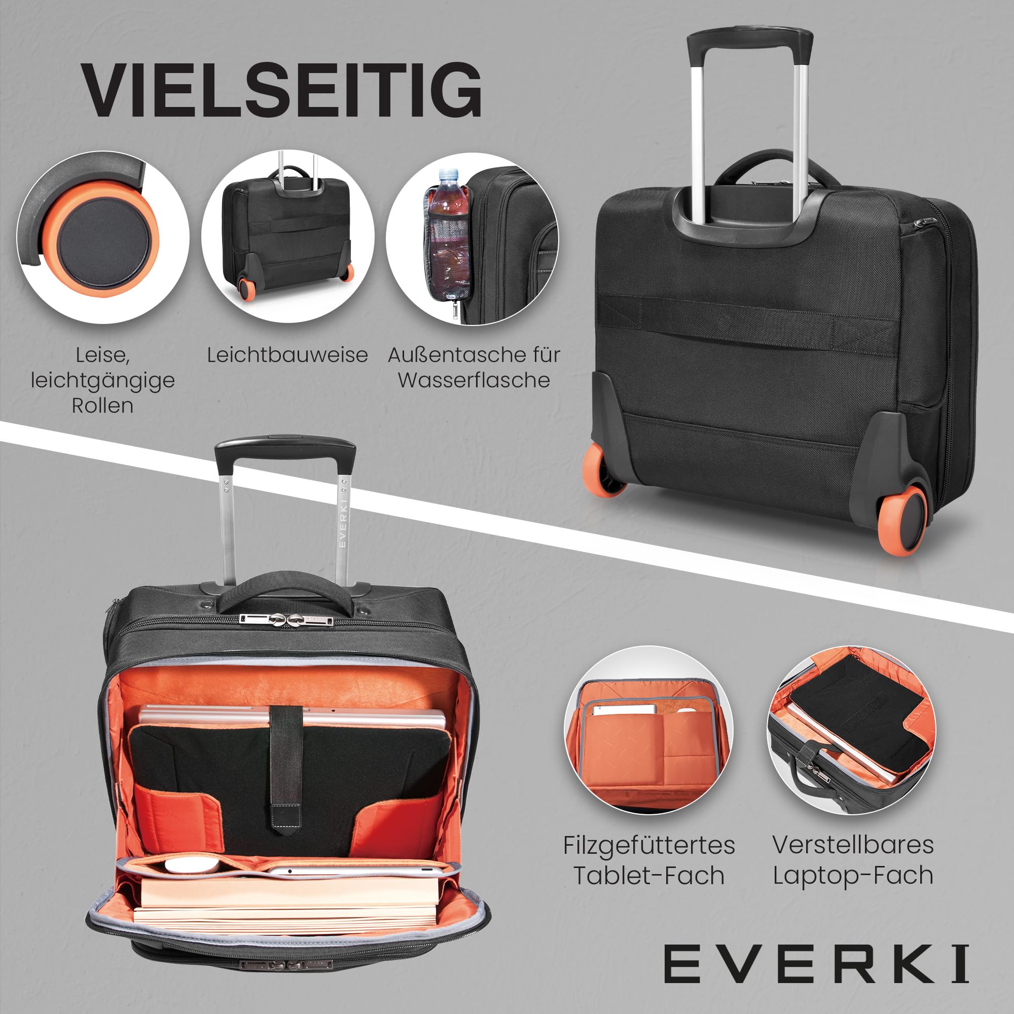 everki-journey-laptop-trolley-ekb440-24-liter-16-zoll-mit-rollen-schwarz image 4