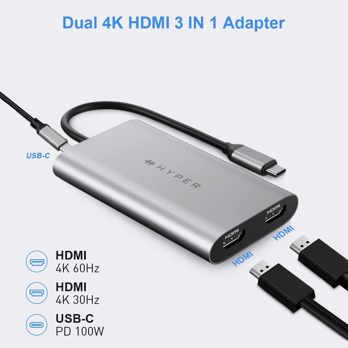 targus-hyperdrive-hdm1-gl-dual-4k-hdmi-adapter-f-r-m1-m2-macbook image 3