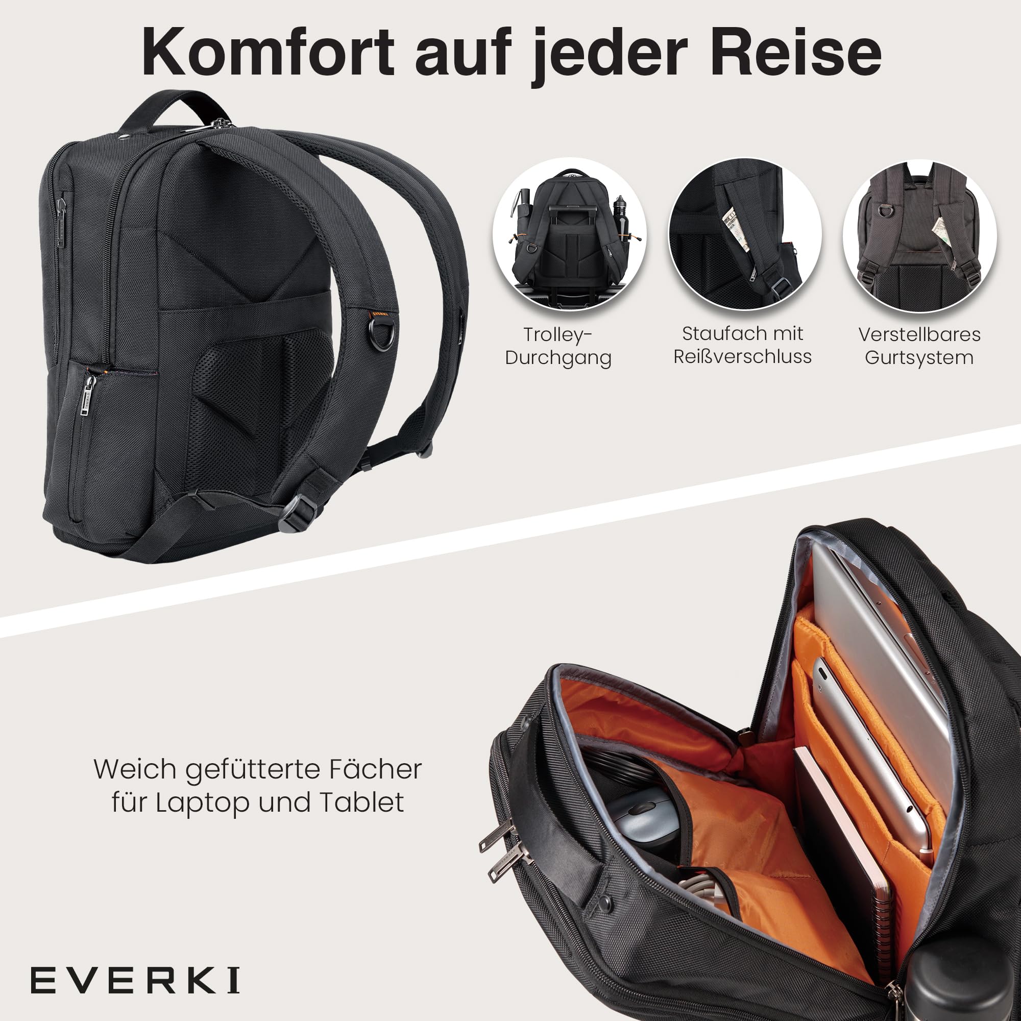 everki-studio-erweiterbarer-laptop-rucksack-15-zoll-schwarz-26l-recycelt image 5