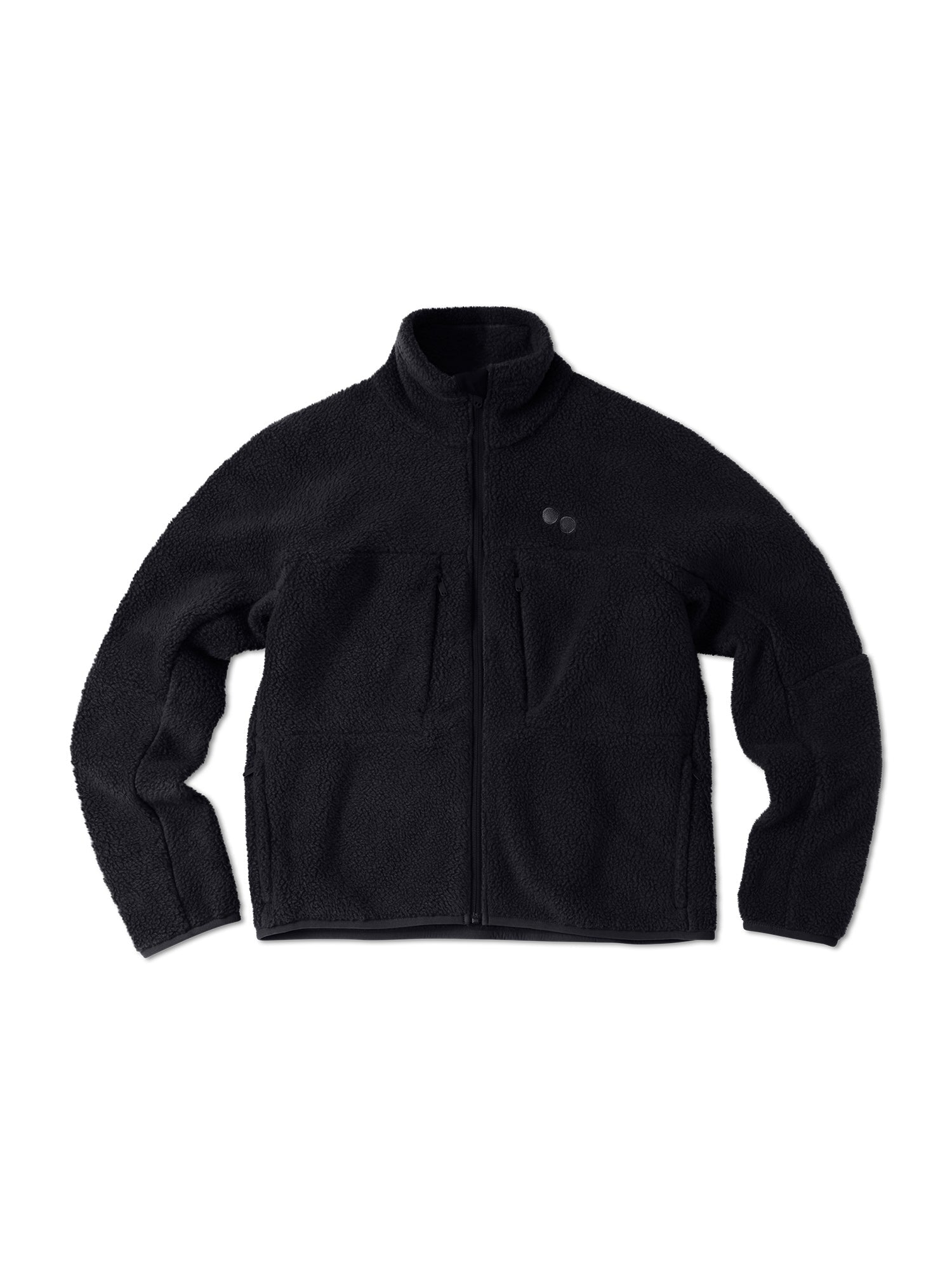 pinqponq-fleece-jacket-damen-teddyfleece-peat-black image 1