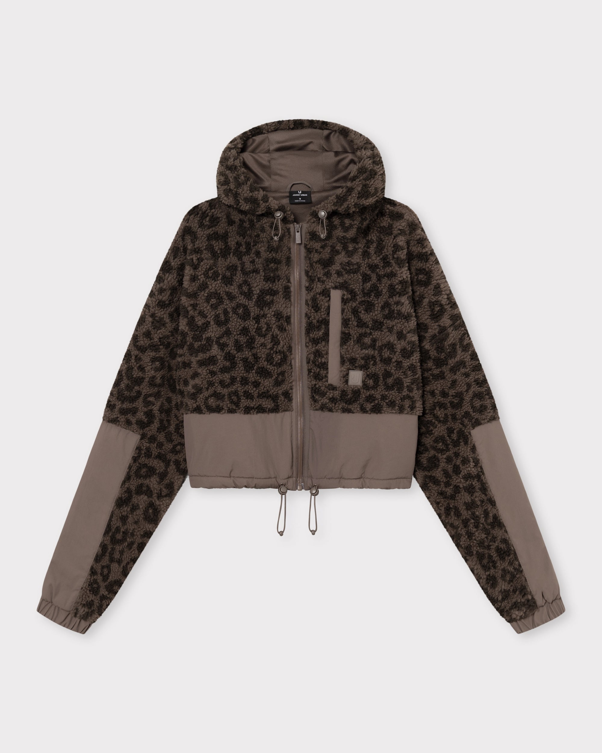 johnny-urban-cropped-teddy-fleecejacke-carey image 8