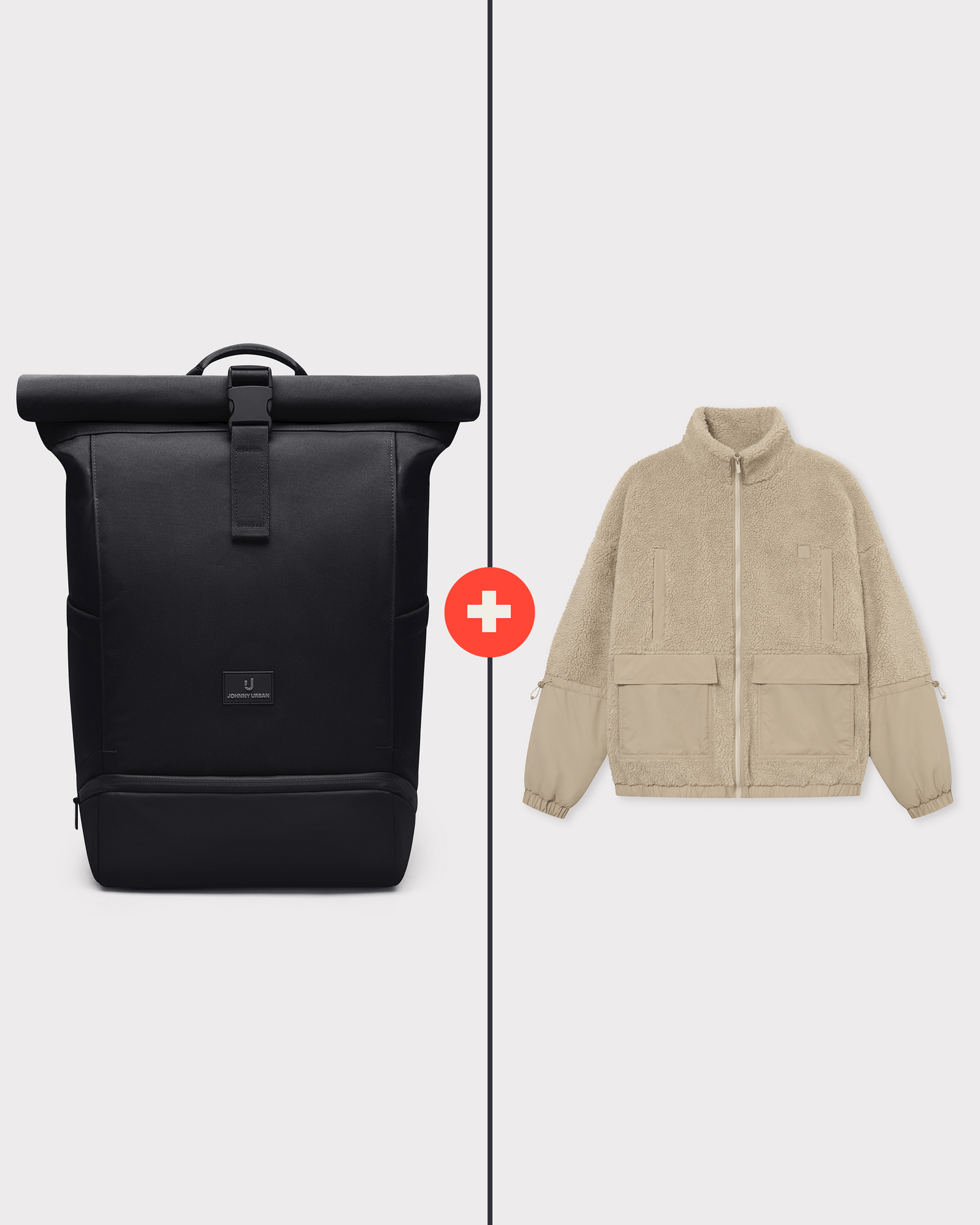johnny-urban-rucksack-fleecejacke-bundle-winter-set image 1