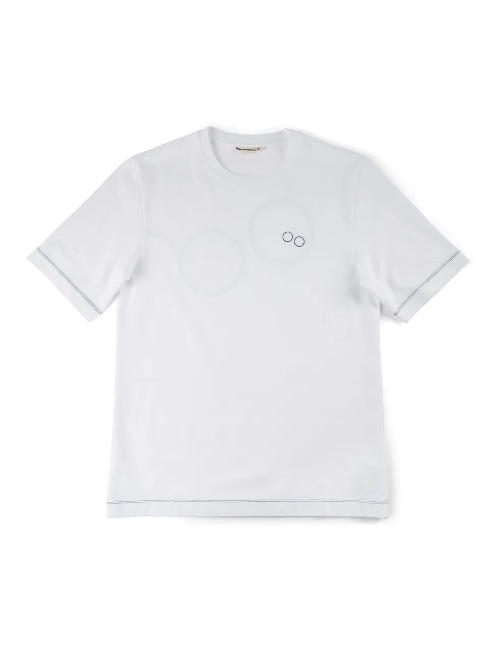pinqponq-t-shirt-cotton-graphic-male-crafted-white image 1