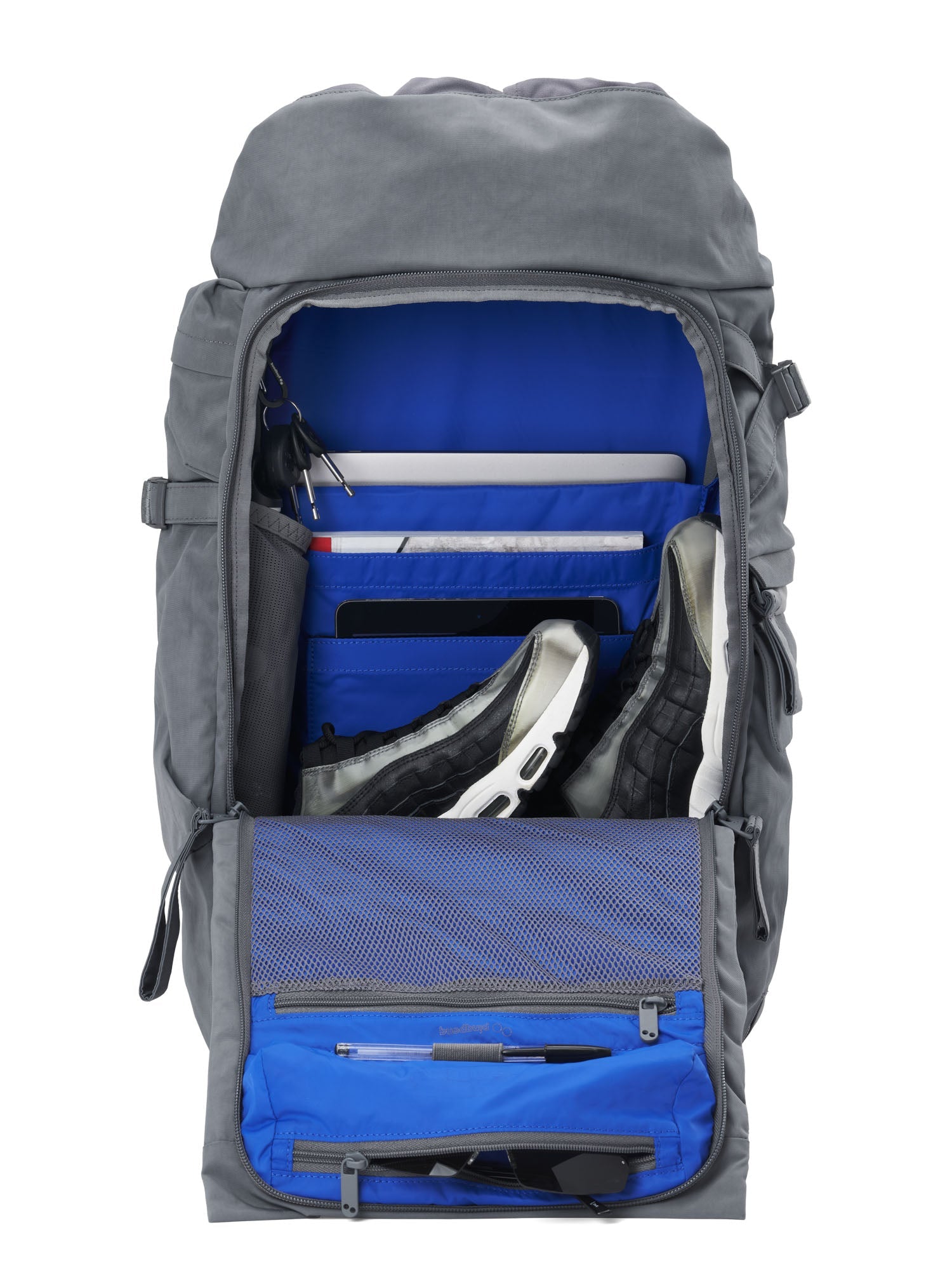 pinqponq-blok-large-rucksack-crinkle-grey-handgep-ck-backpack-mit-xl-laptopfach image 4