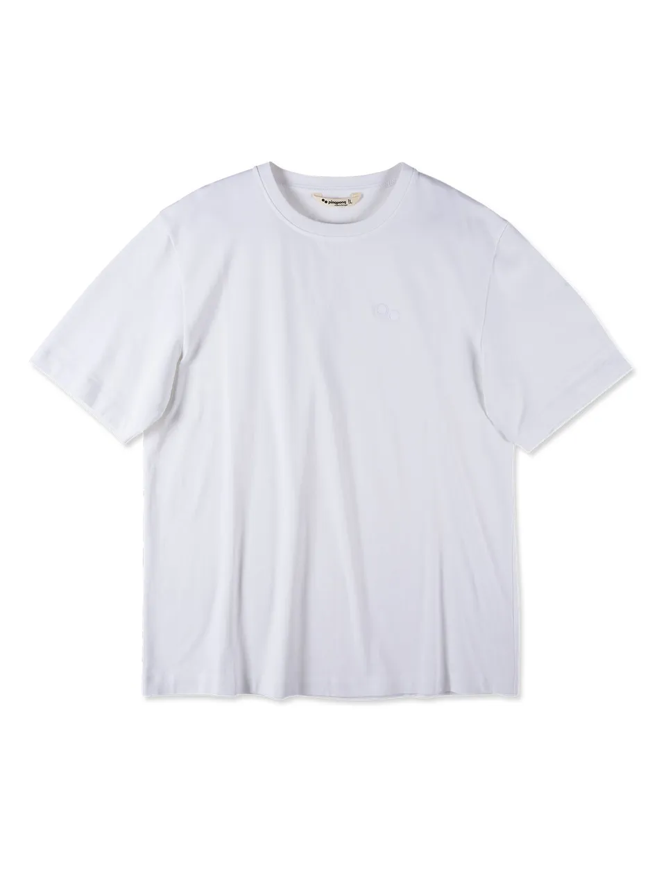pinqponq-t-shirt-cotton-herren-heavyweight-dandelion-white image 1
