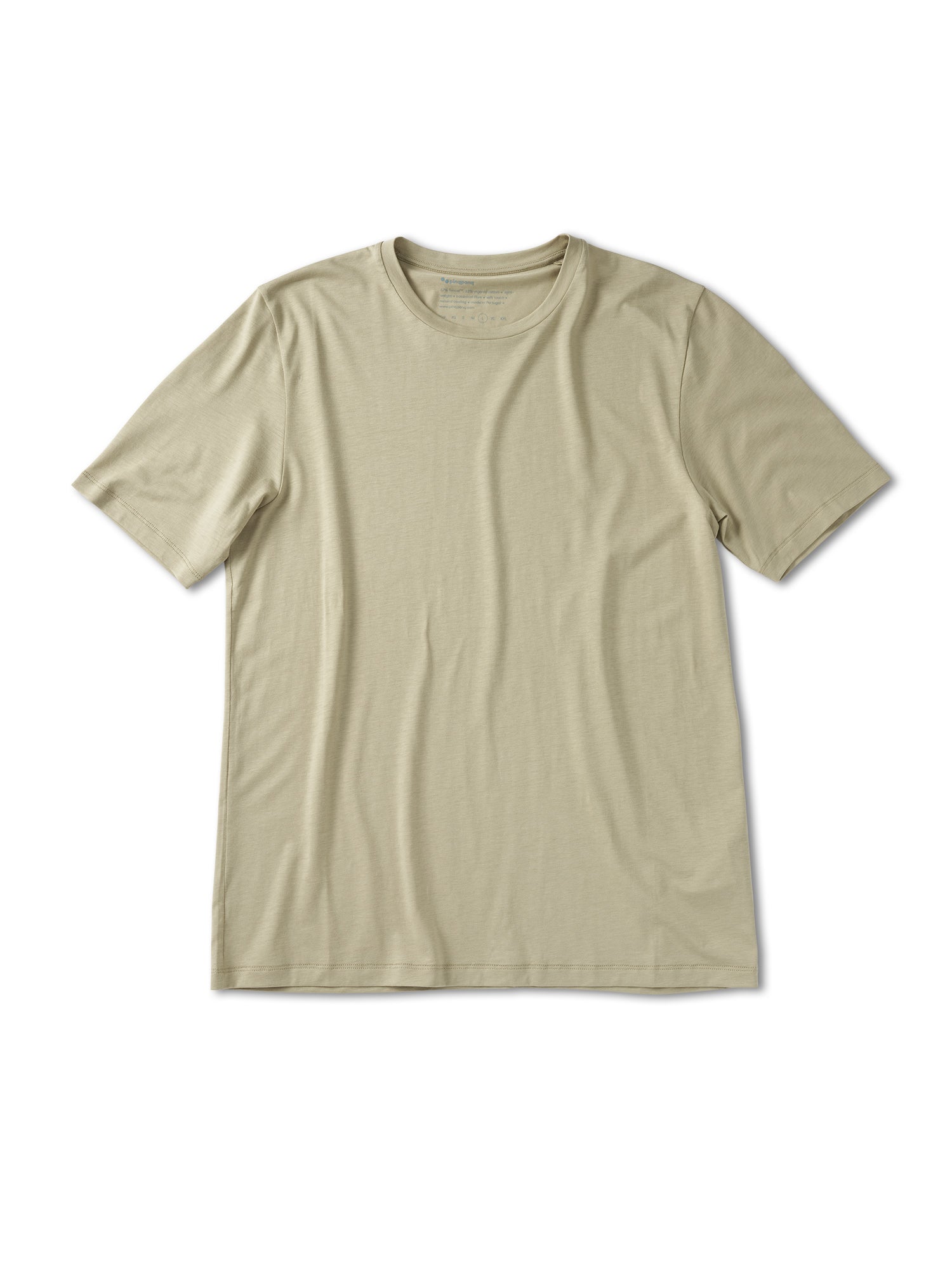 pinqponq-t-shirt-tencel-herren-slim-fit-wooden-olive image 1