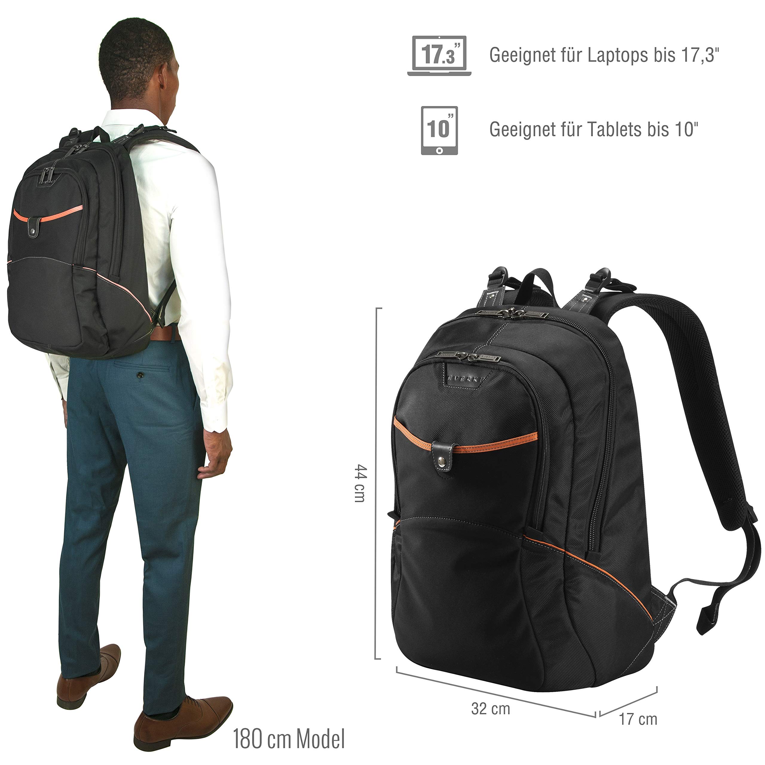 everki-glide-laptop-rucksack-17-3-zoll-26-5-liter-schwarz-ekp129 image 3
