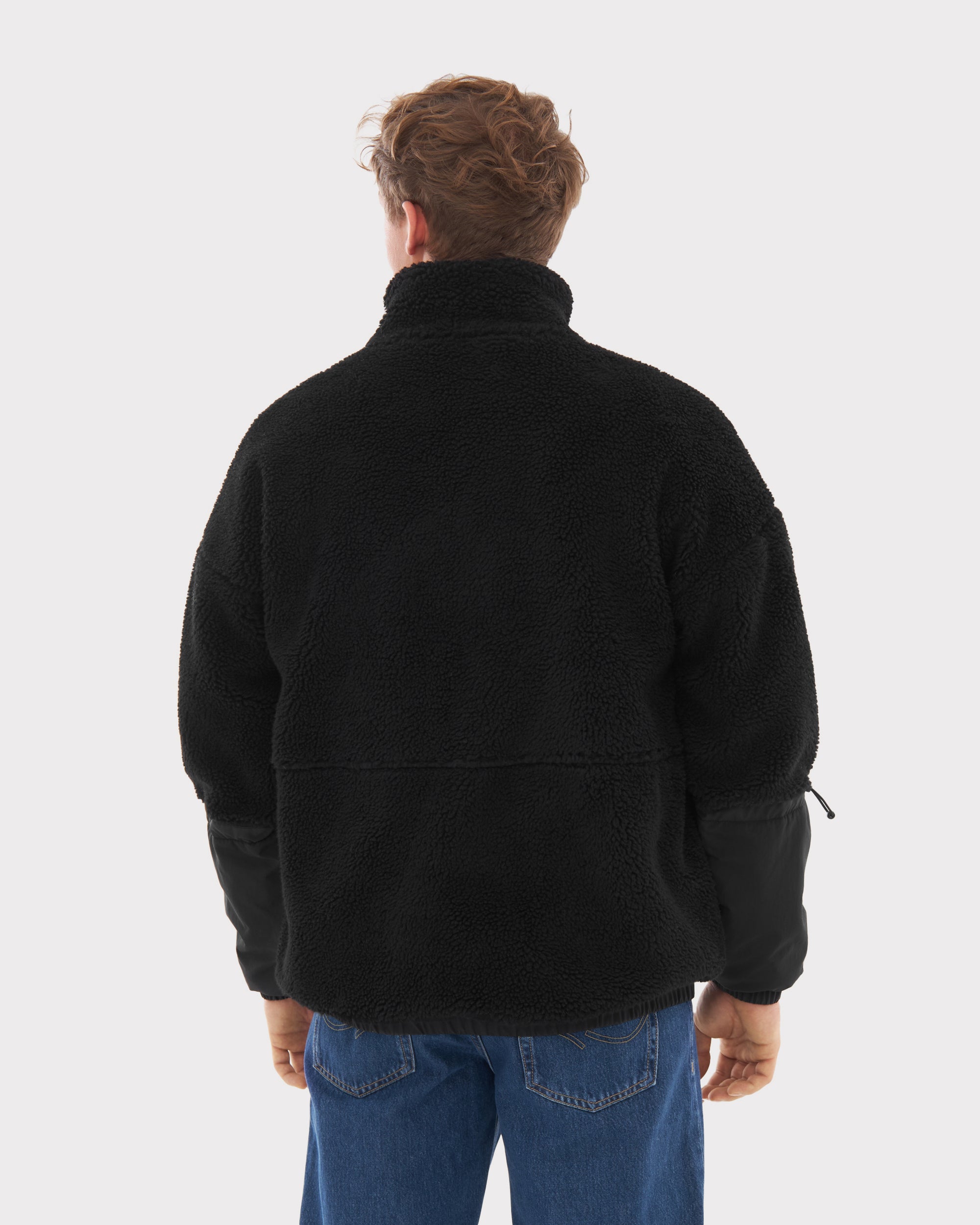 johnny-urban-carson-teddy-fleecejacke-unisex-sherpa-jacke-mit-ripstop image 8