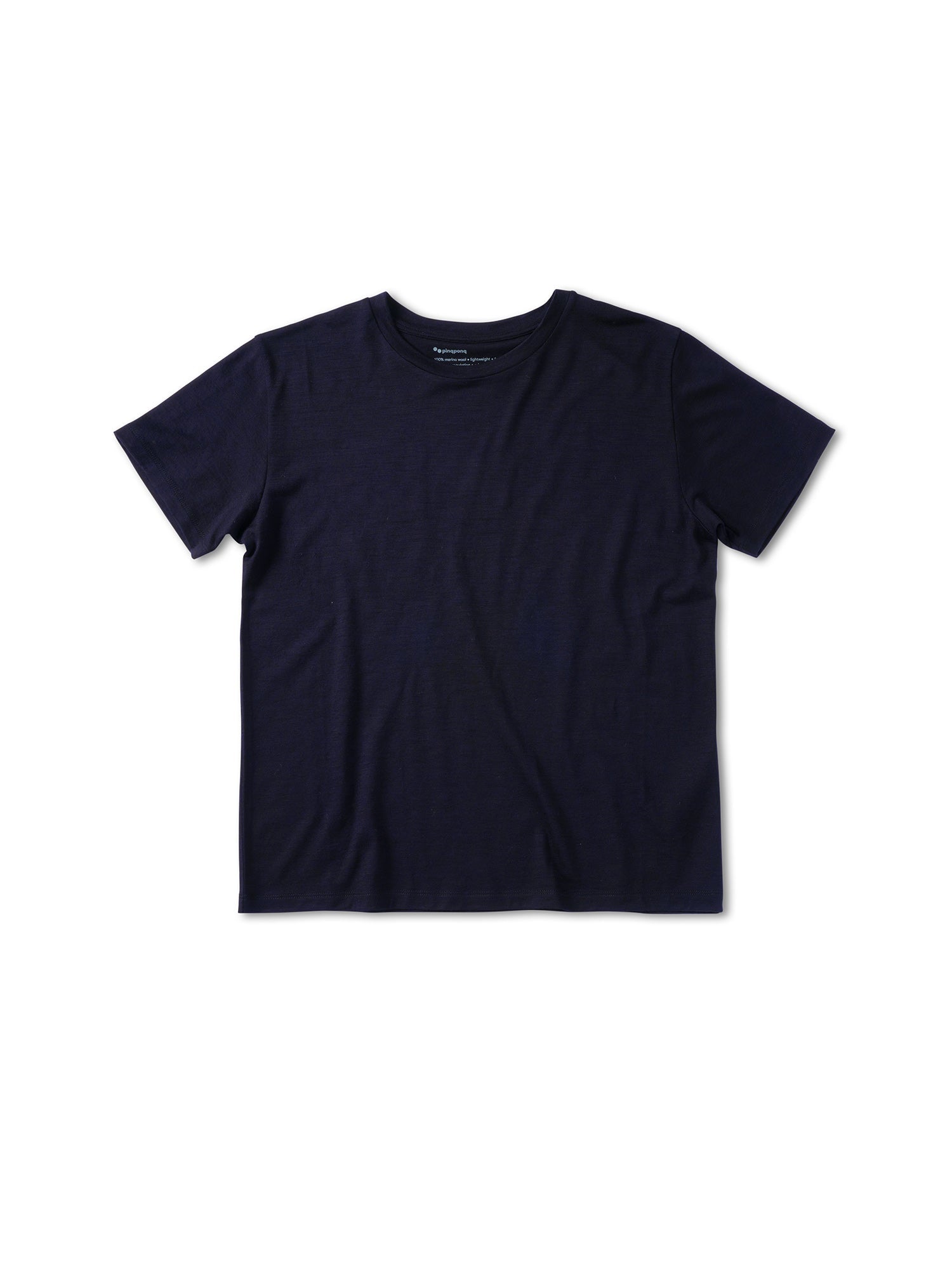 pinqponq-t-shirt-merino-female-sheep-navy image 1