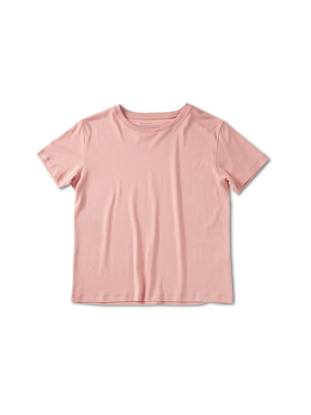 pinqponq-tencel-t-shirt-female-wooden-pink image 1