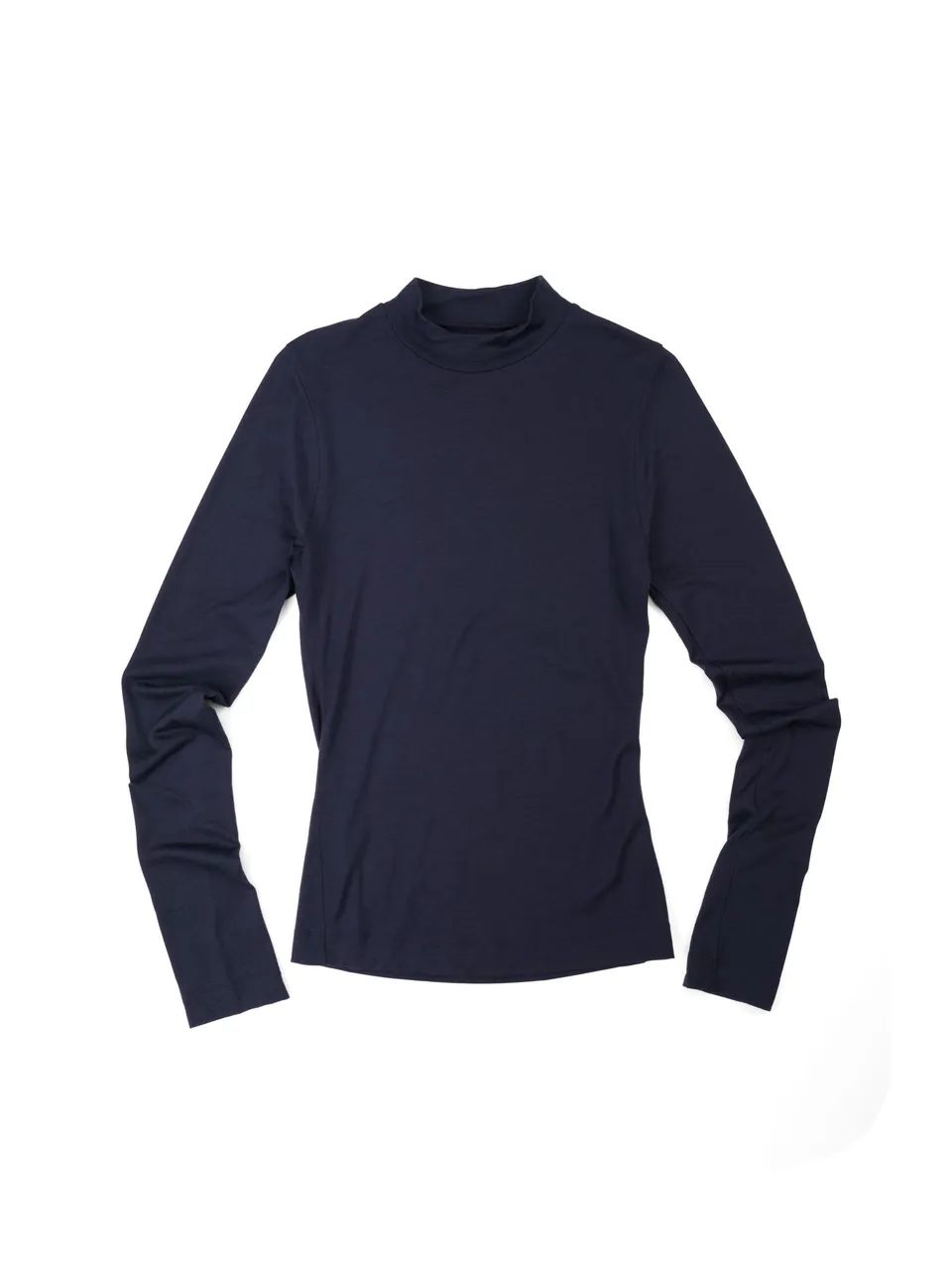pinqponq-mock-neck-longsleeve-merino-damen-sheep-navy image 1