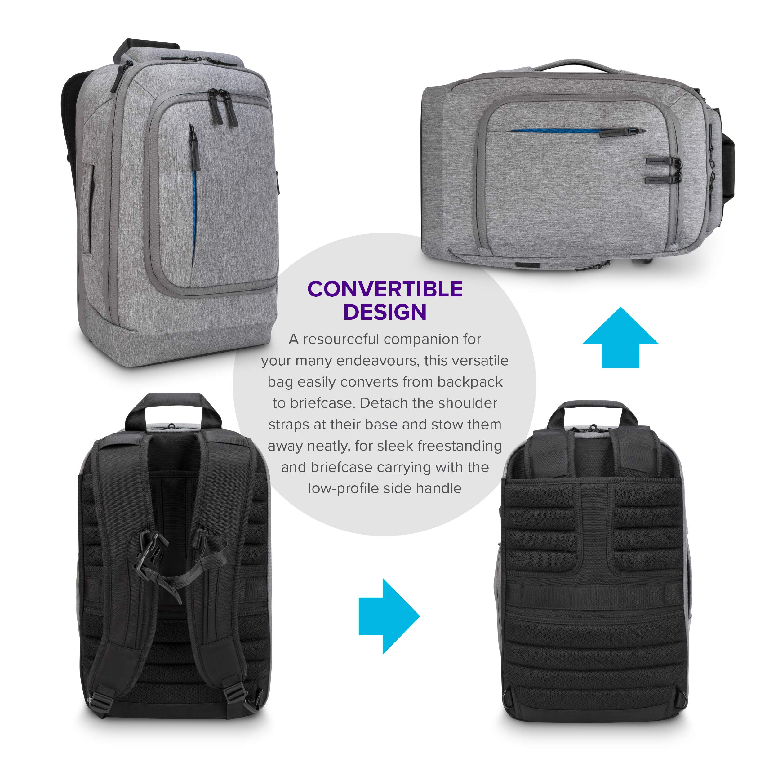 targus-citylite-pro-premium-rucksack-grau-business-backpack image 2