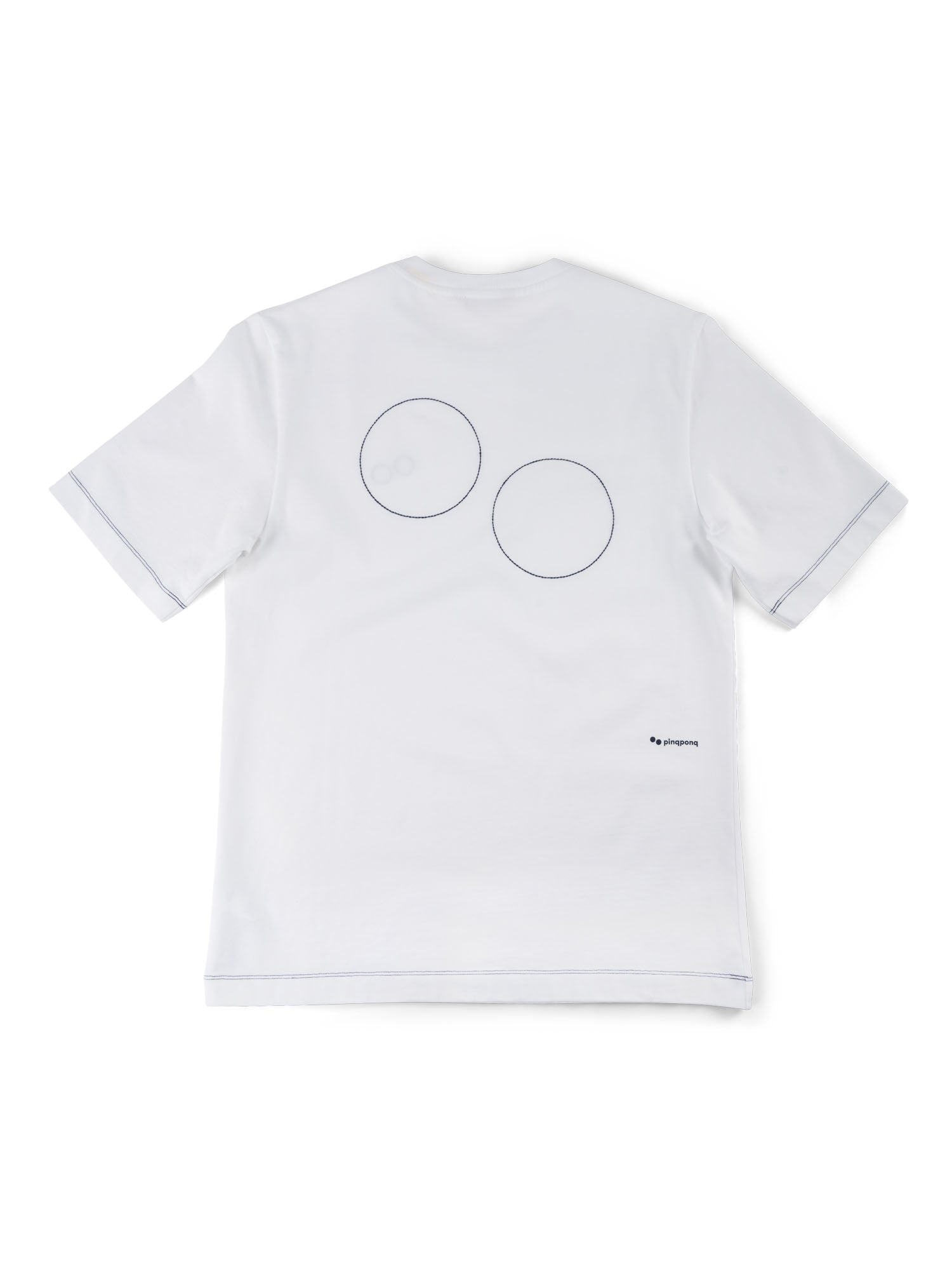 pinqponq-t-shirt-cotton-graphic-male-crafted-white image 2