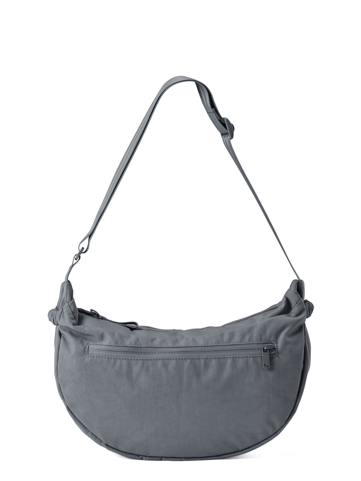 pinqponq-krumm-medium-crossbody-banana-bag-crinkle-grey-7-5-l image 2
