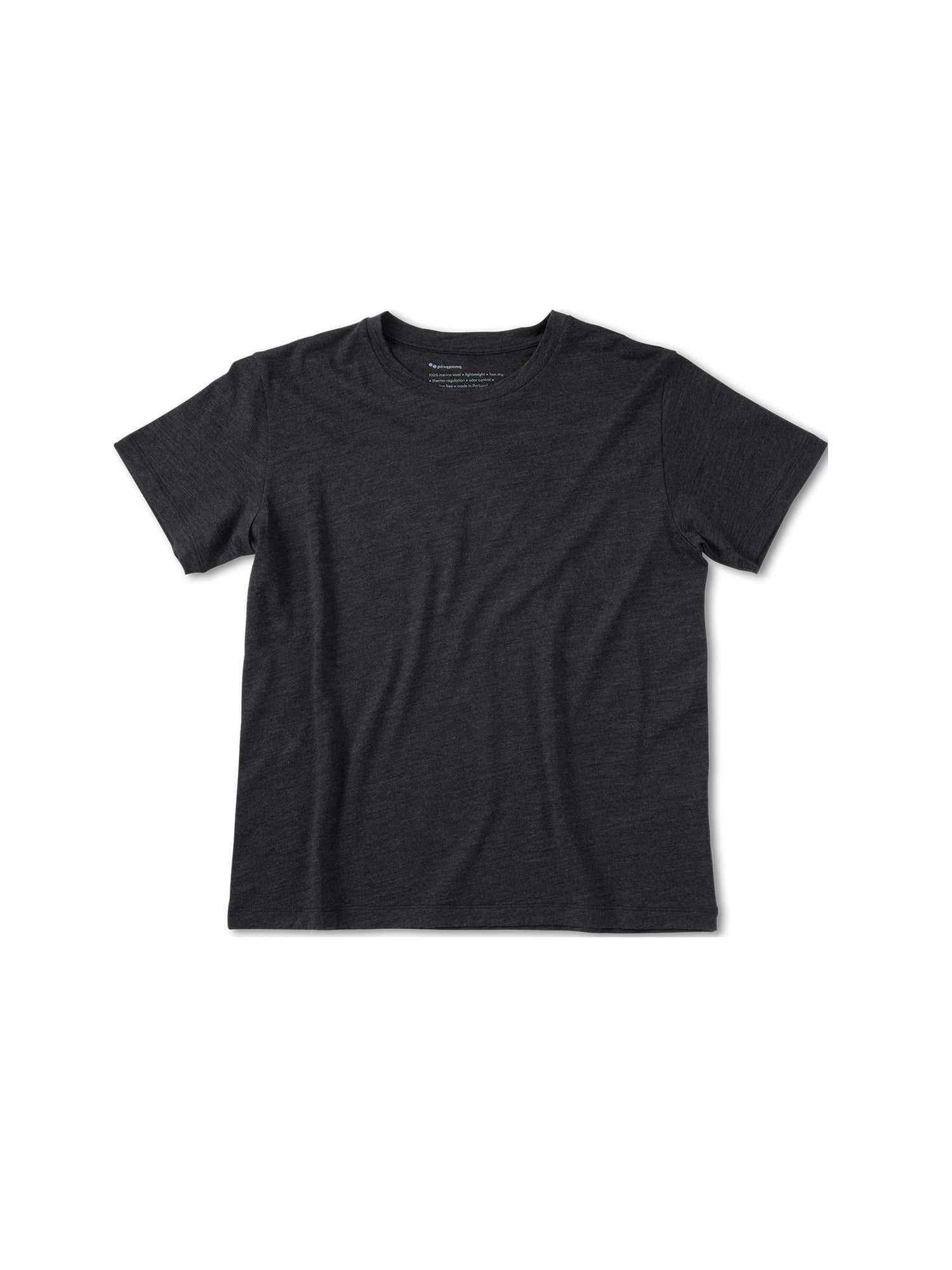 pinqponq-t-shirt-merino-female-dark-grey-melange image 1