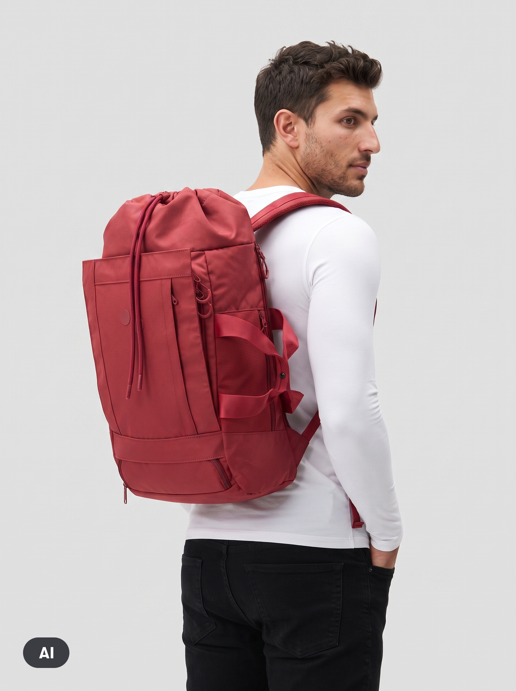 pinqponq-blok-medium-rucksack-crinkle-grey image 4