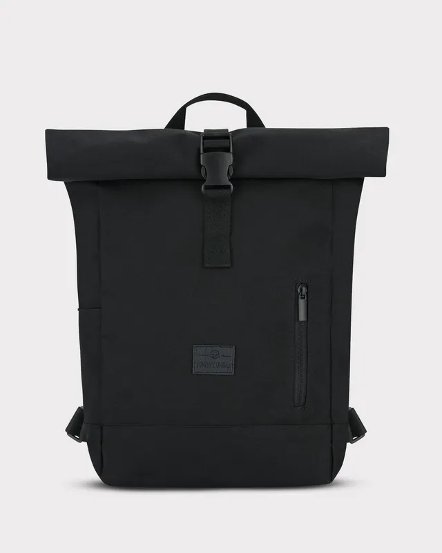 johnny-urban-robin-small-rolltop-rucksack-9-5-11-5-l-f-r-12-zoll-laptop-schwarz image 1