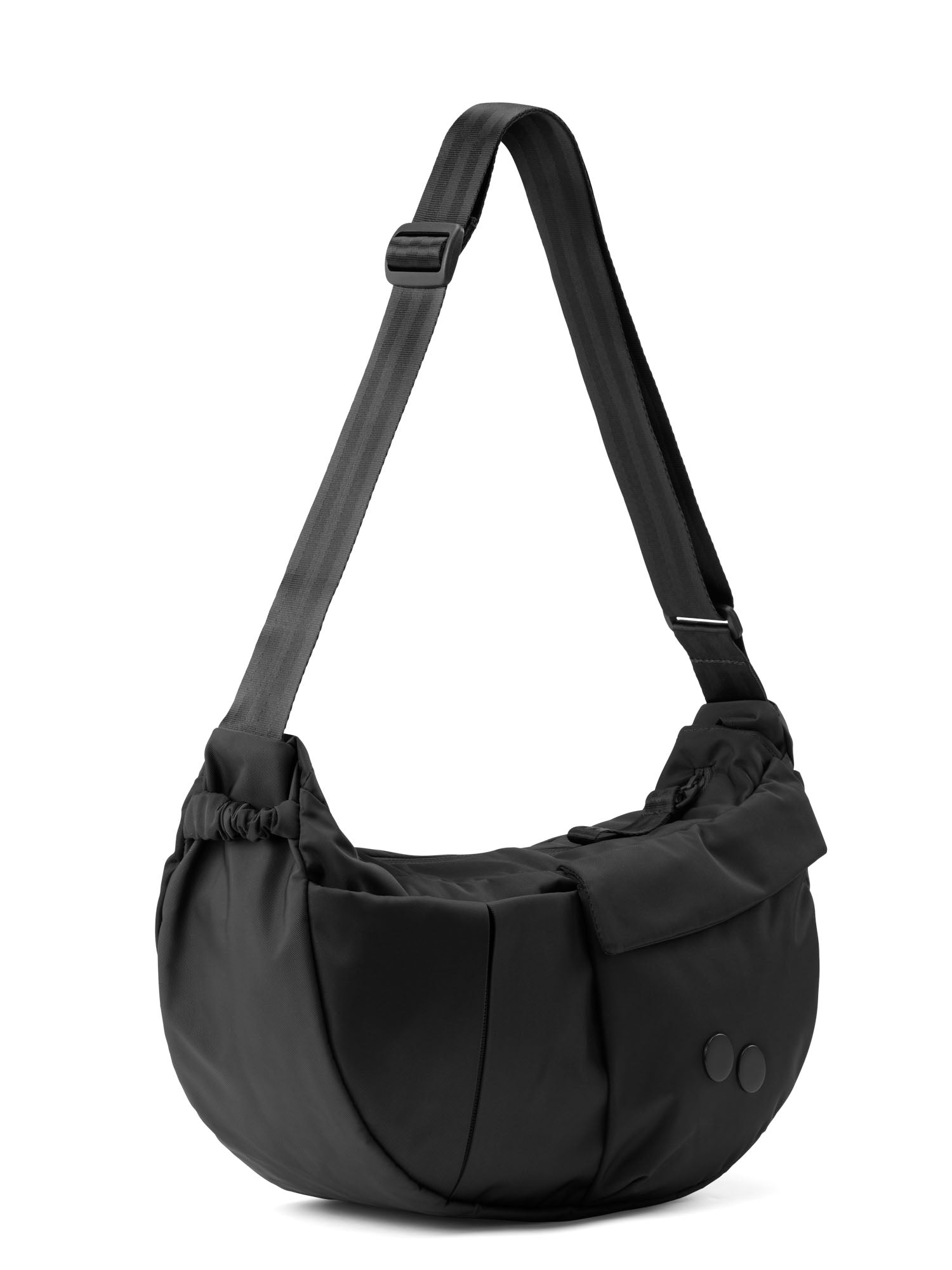 pinqponq-krumm-medium-crossbody-banana-bag-glazed-black image 7