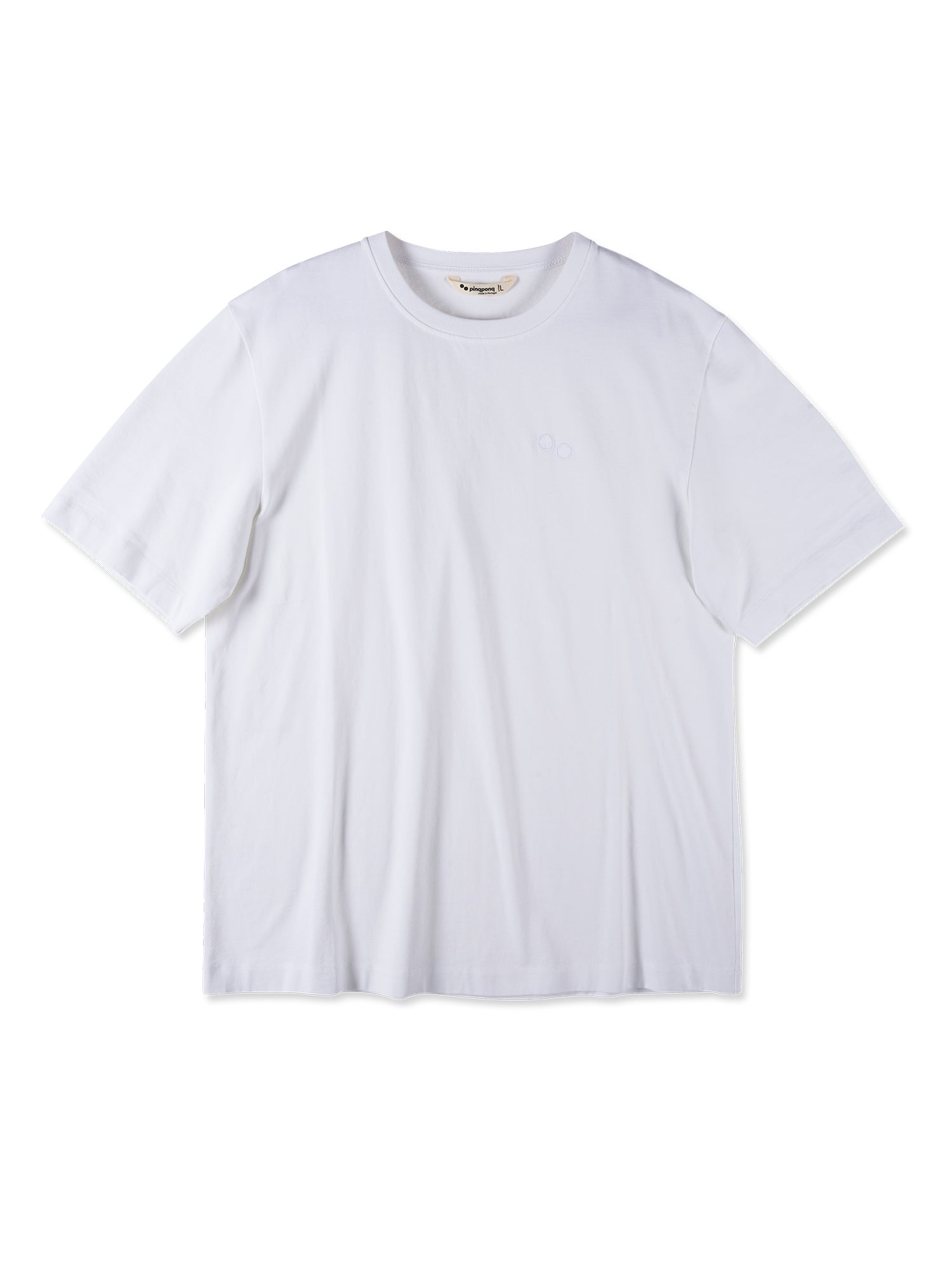 pinqponq-t-shirt-cotton-herren-heavyweight-dandelion-white image 1