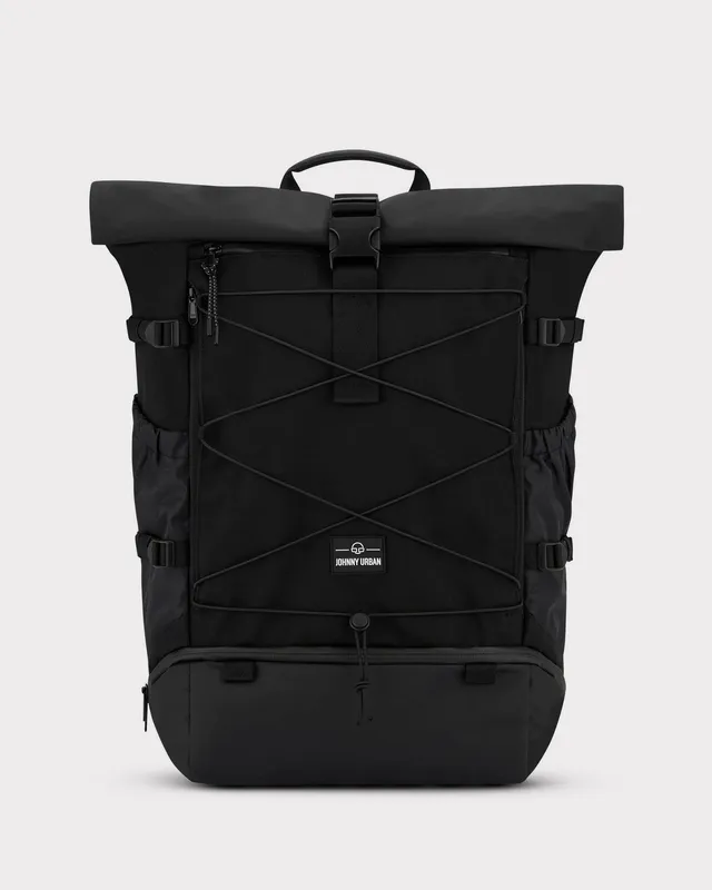 johnny-urban-allen-large-travel-rolltop-reise-rucksack-schwarz image 1